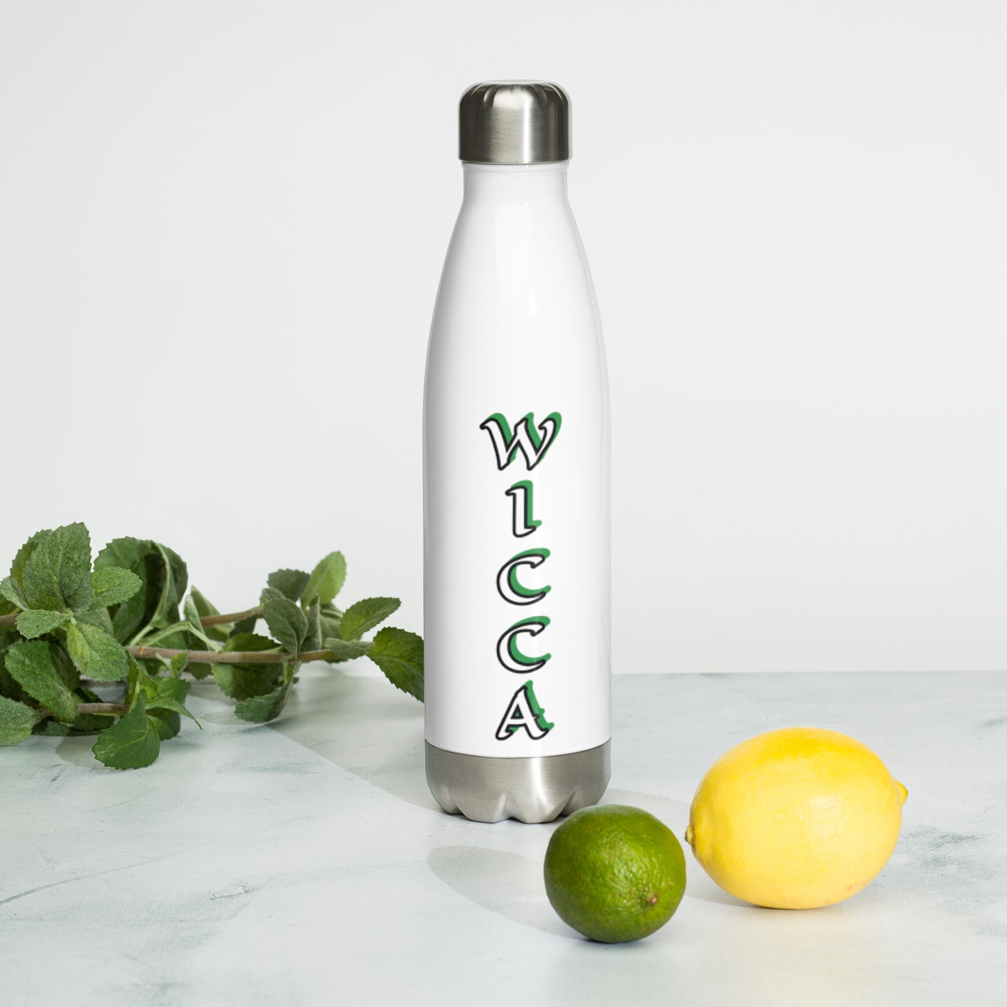 Wicca Stainless steel water bottle 1