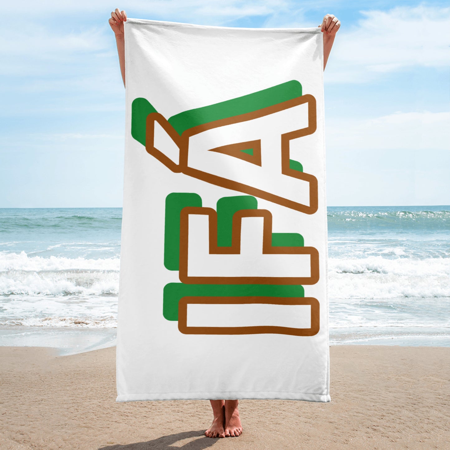 IFA Isese White Reverse Towel