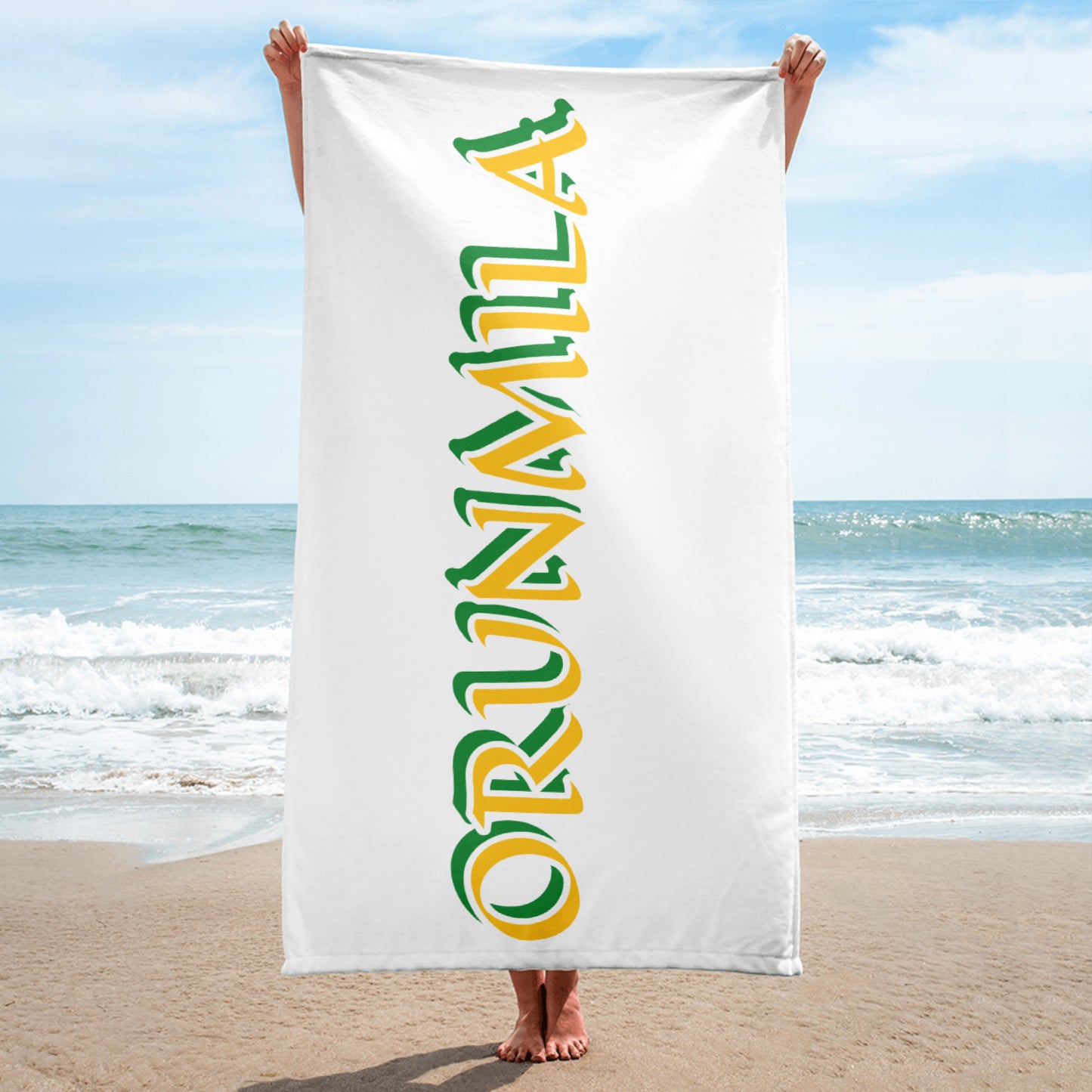 Orunmila Lucumi Reverse Towel