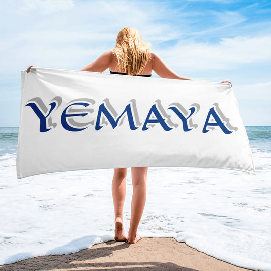 Yemaya Blue/Silver Towel