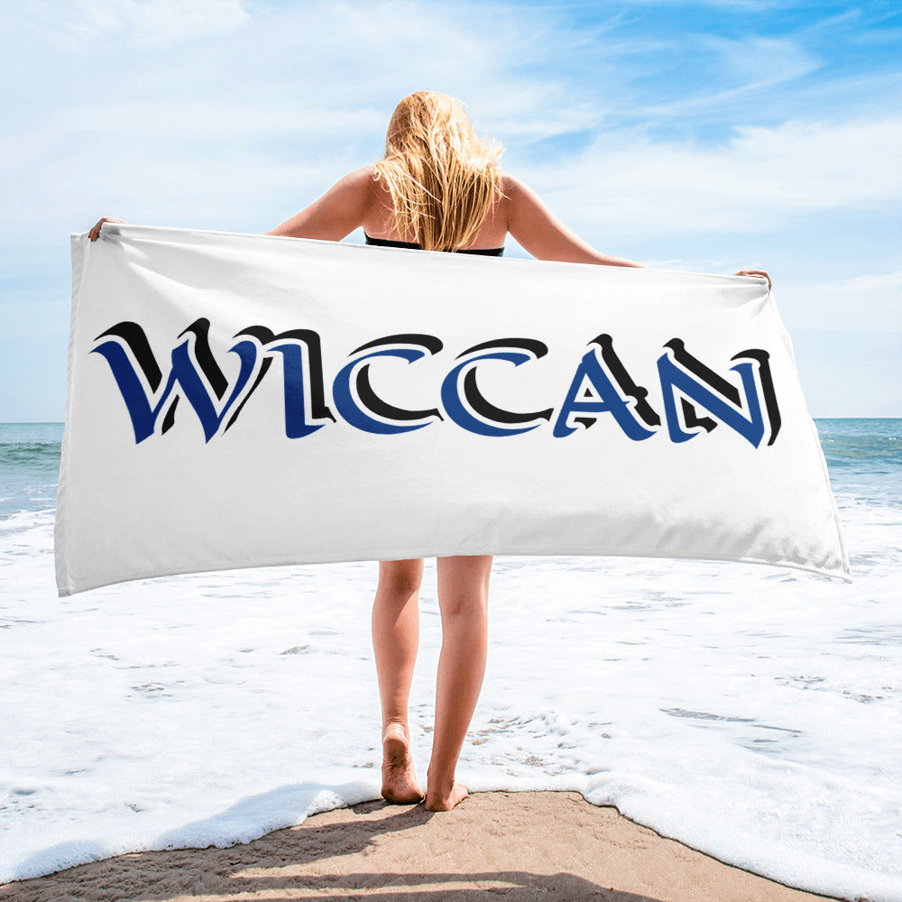 Wiccan Blue/Black Towel