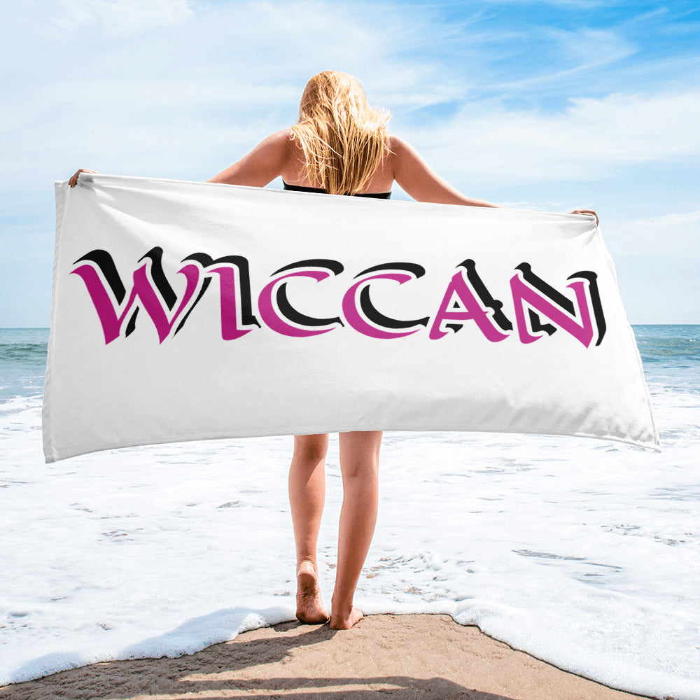 Wiccan Violet/Black Towel