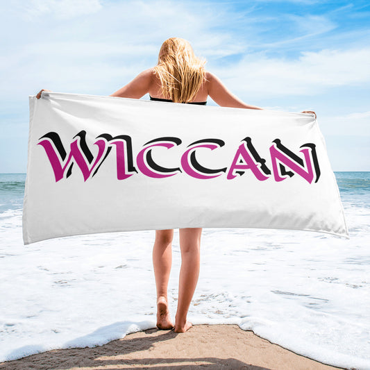 Wiccan Violet/Black Towel