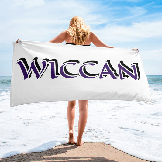 Wiccan Purple/Black Towel