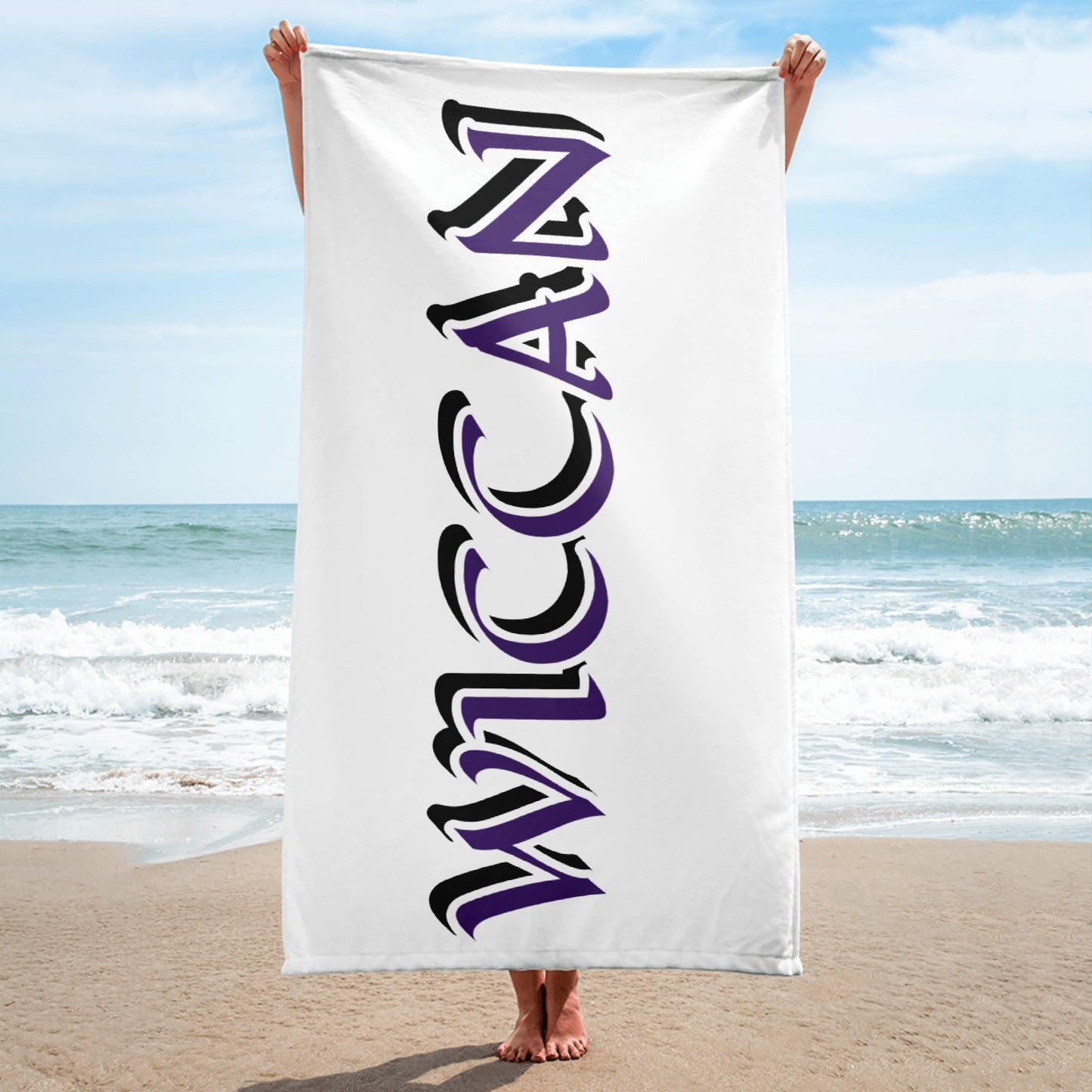 Wiccan Purple/Black Towel