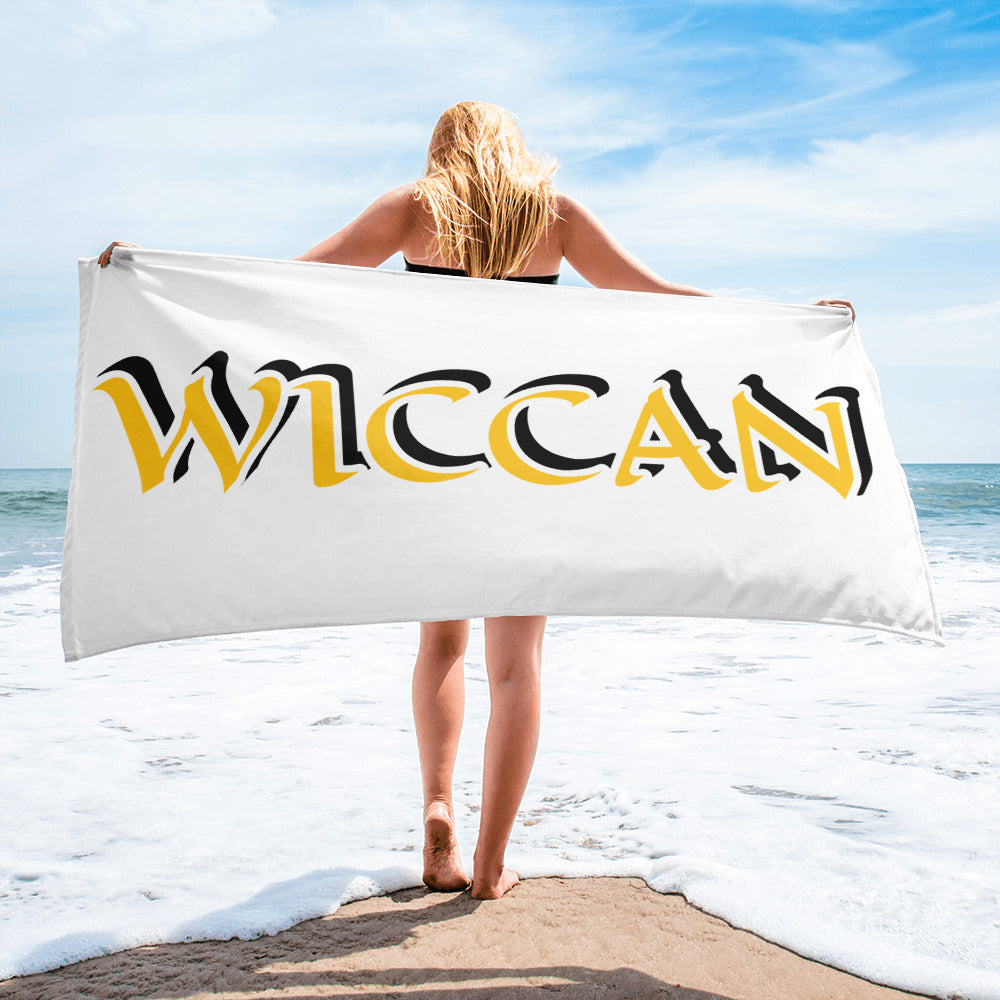 Wiccan Yellow/Black Towel