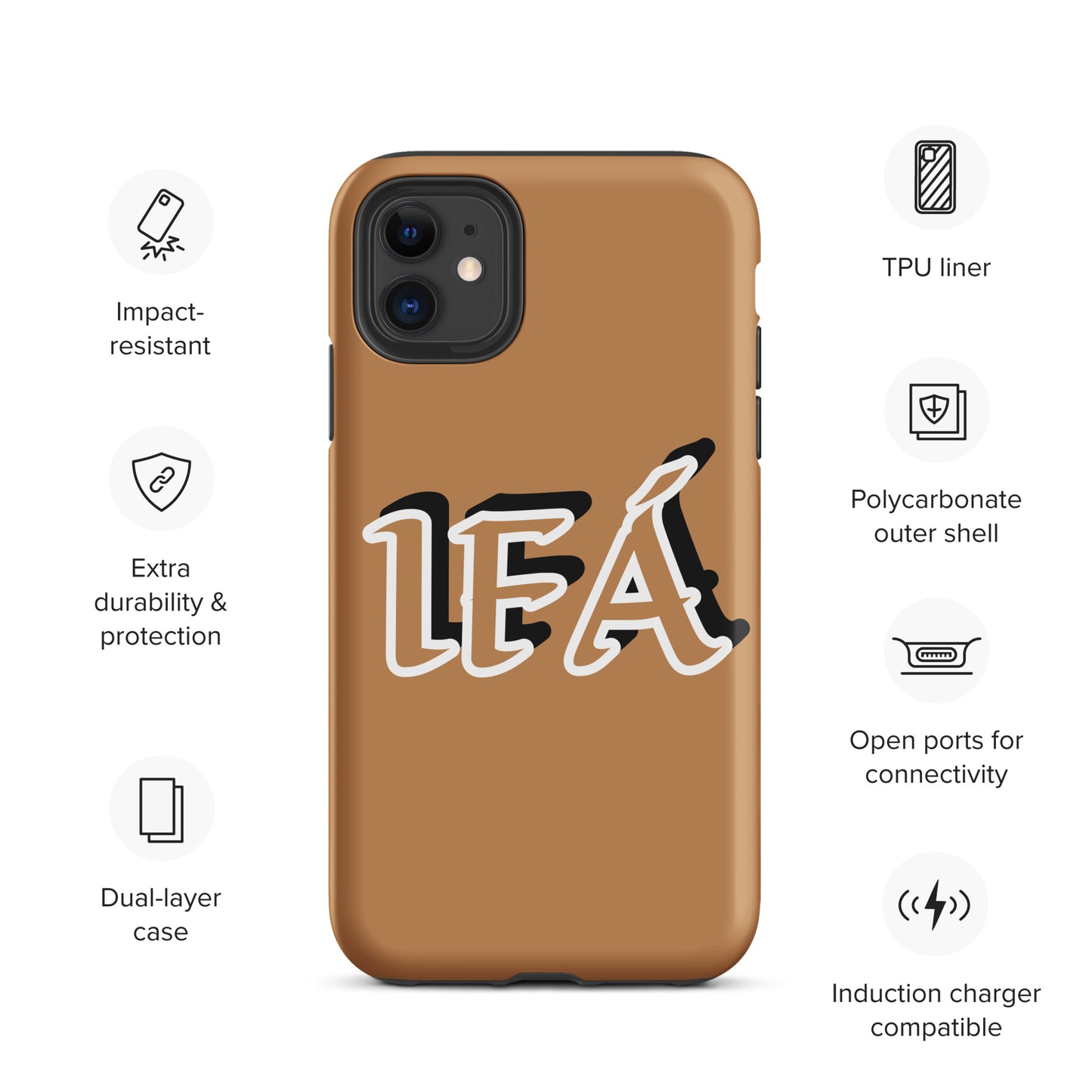IFÁ Gold/Black Gold Tough Case for iPhone®