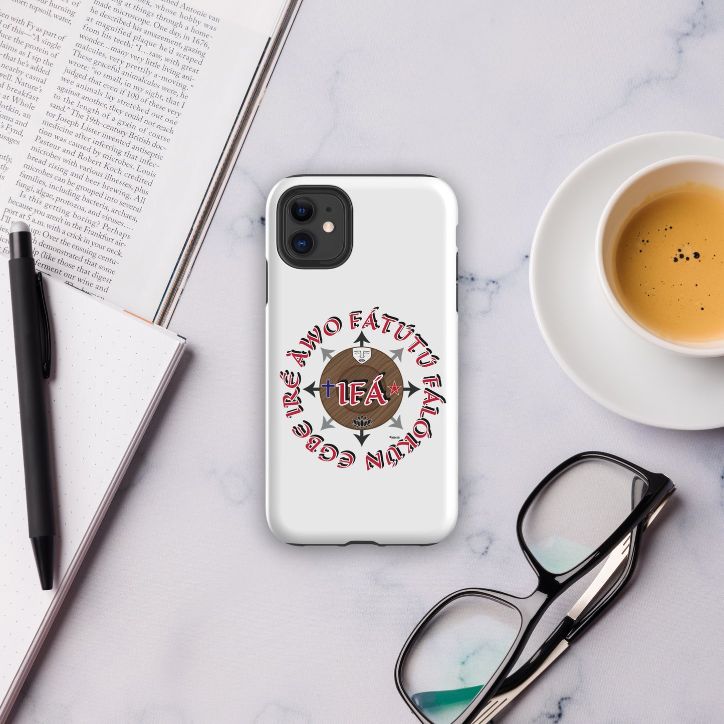 Personalized Egbe Iré ÀWO Signature Logo Colored Tough Case for iPhone®