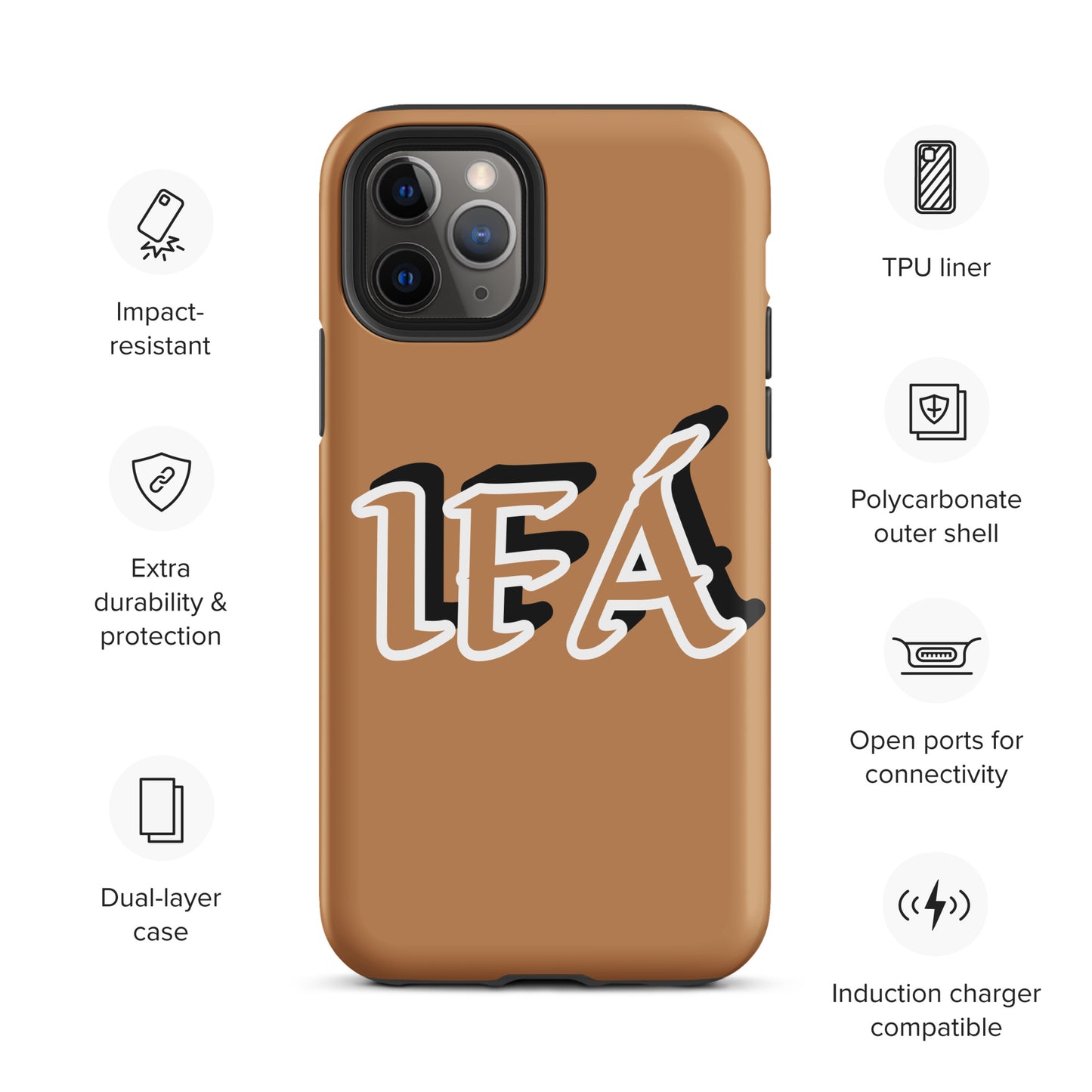 IFÁ Gold/Black Gold Tough Case for iPhone®