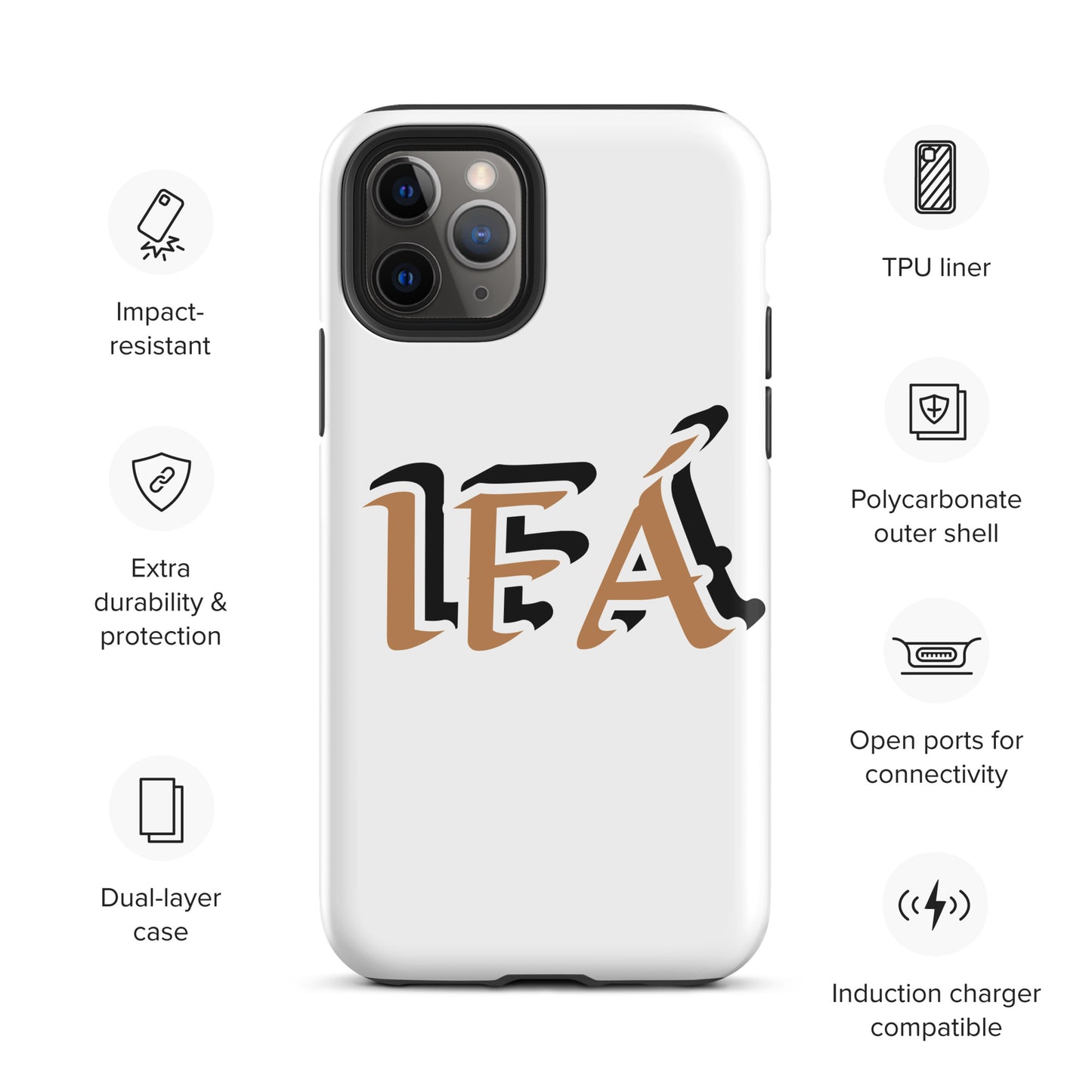 IFÁ Gold/Black White Tough Case for iPhone®