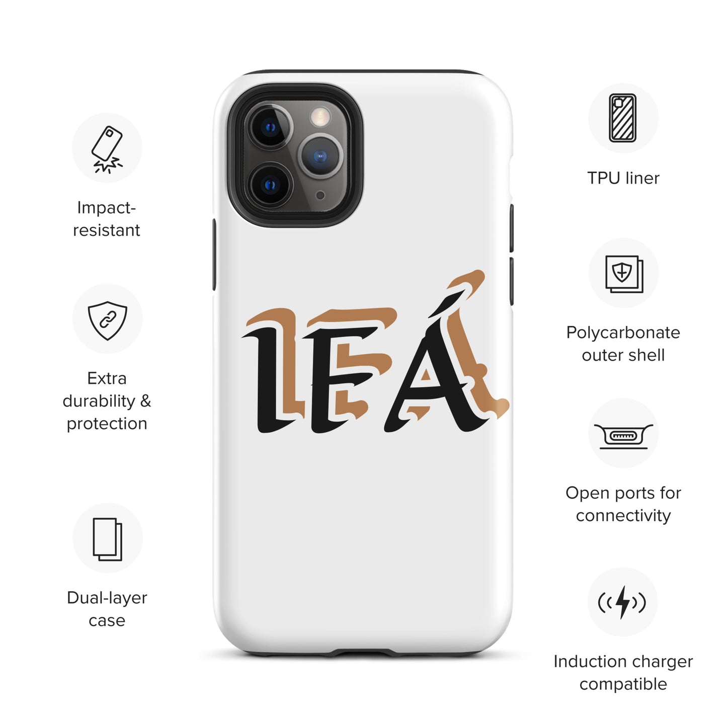 IFÁ Black/Gold White Tough Case for iPhone®