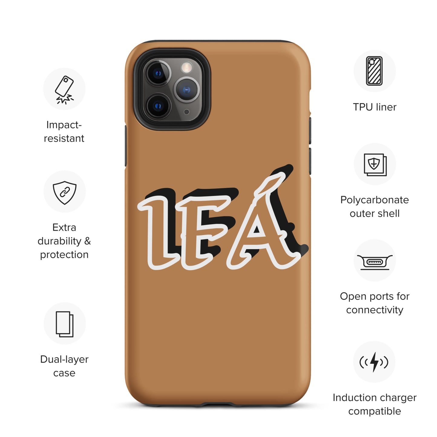 IFÁ Gold/Black Gold Tough Case for iPhone®
