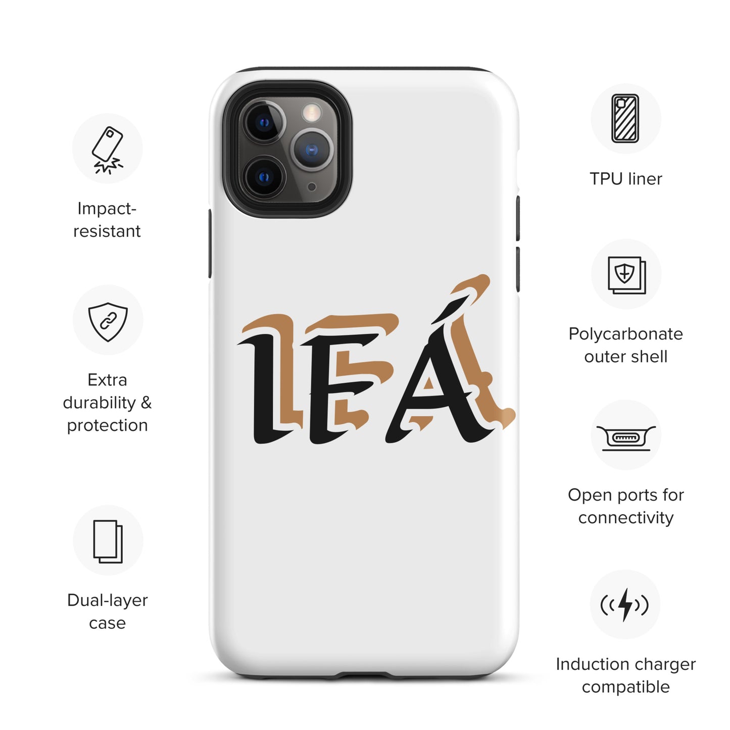 IFÁ Black/Gold White Tough Case for iPhone®