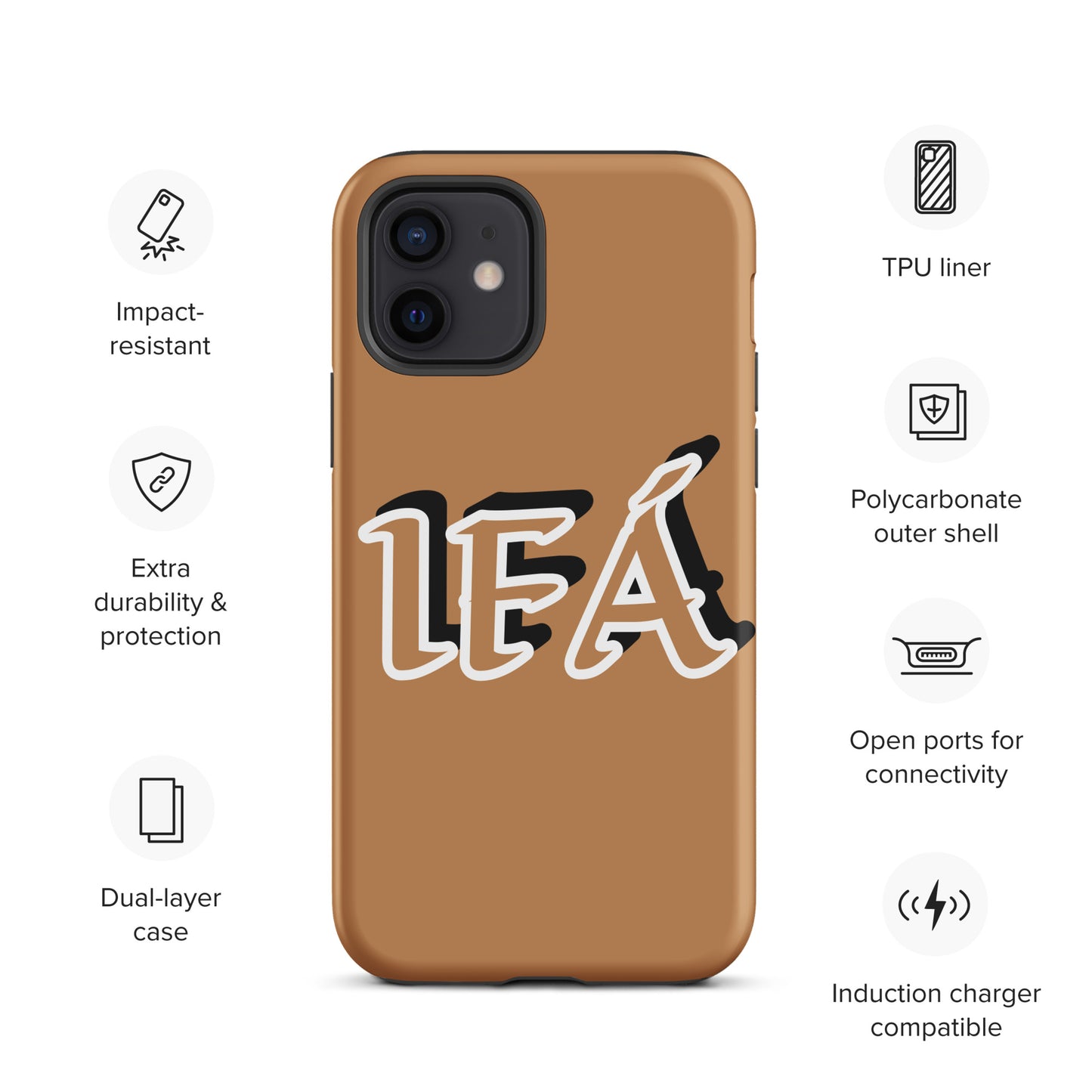IFÁ Gold/Black Gold Tough Case for iPhone®