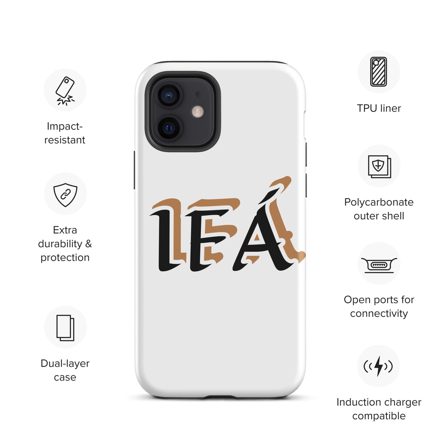 IFÁ Black/Gold White Tough Case for iPhone®