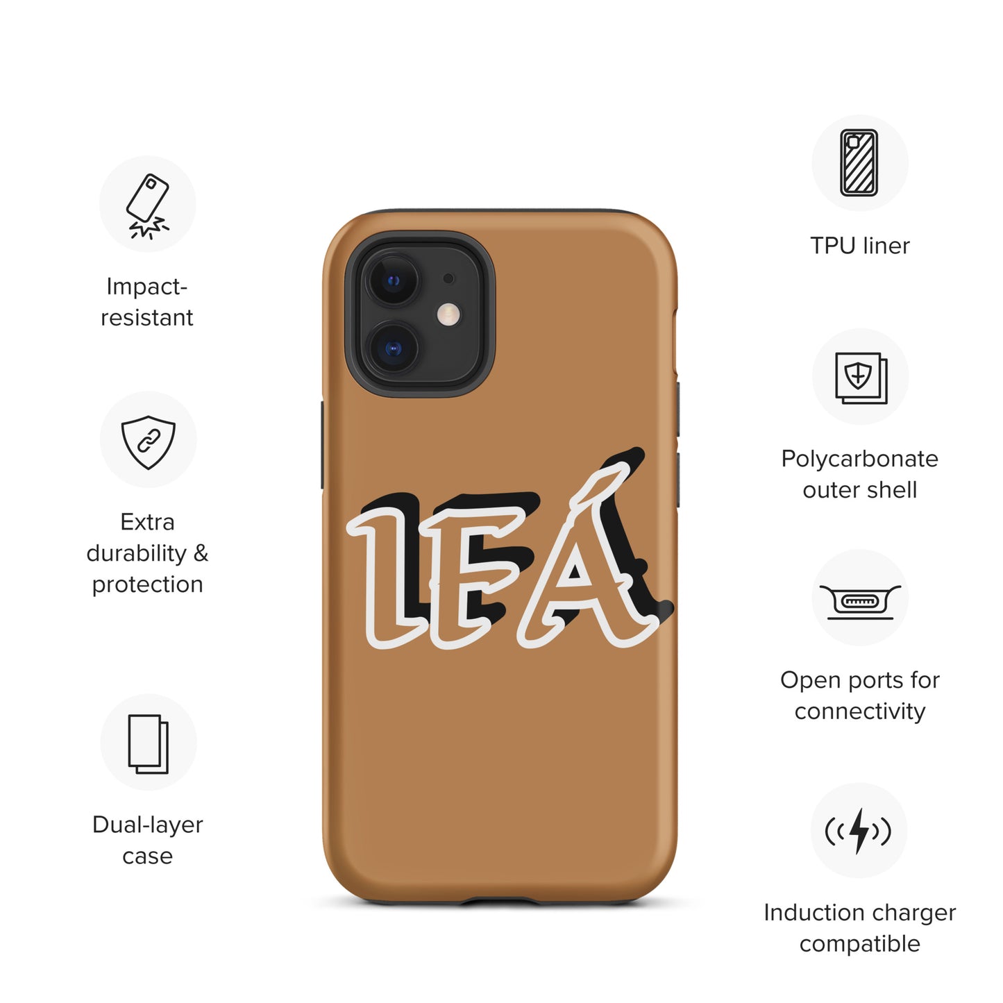 IFÁ Gold/Black Gold Tough Case for iPhone®