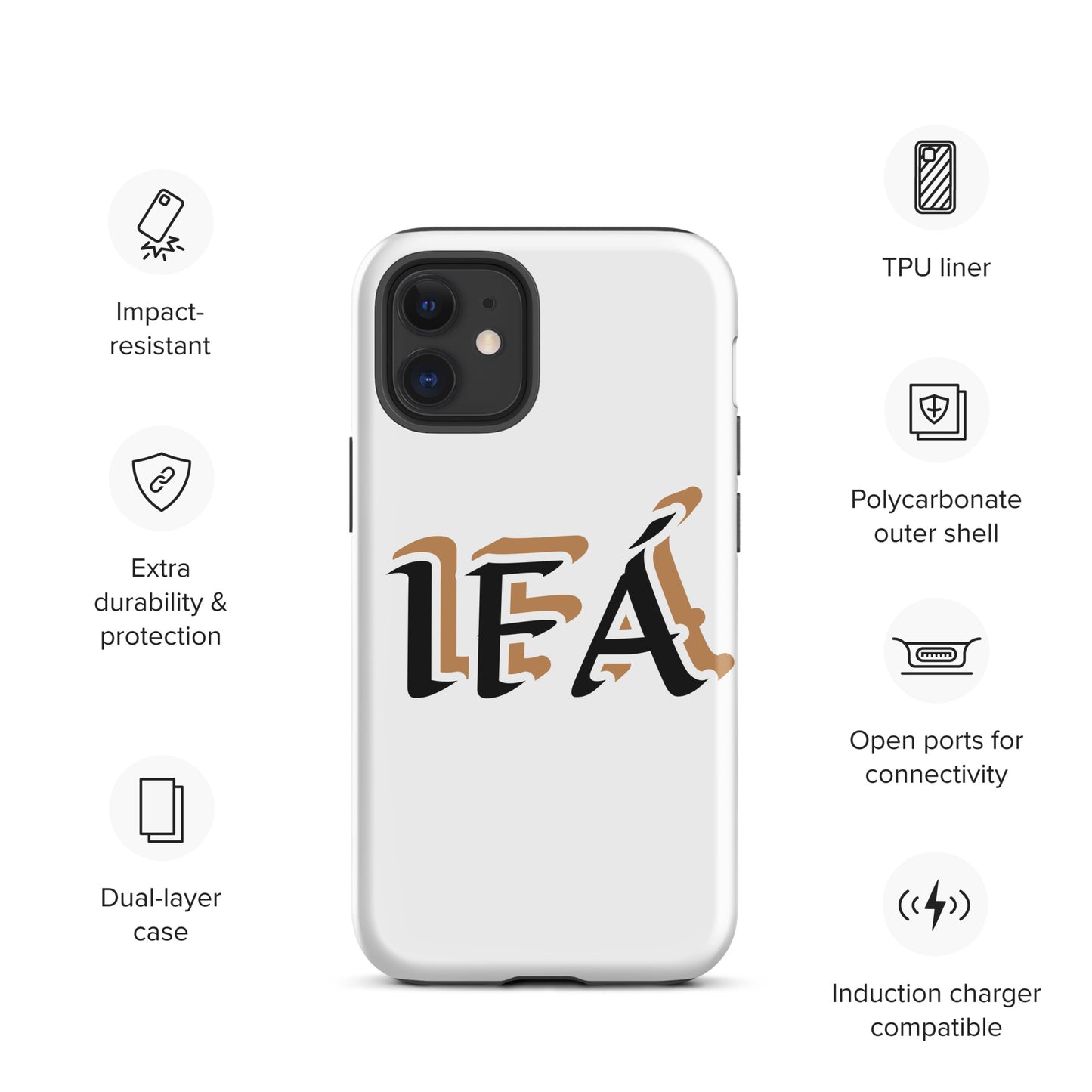 IFÁ Black/Gold White Tough Case for iPhone®