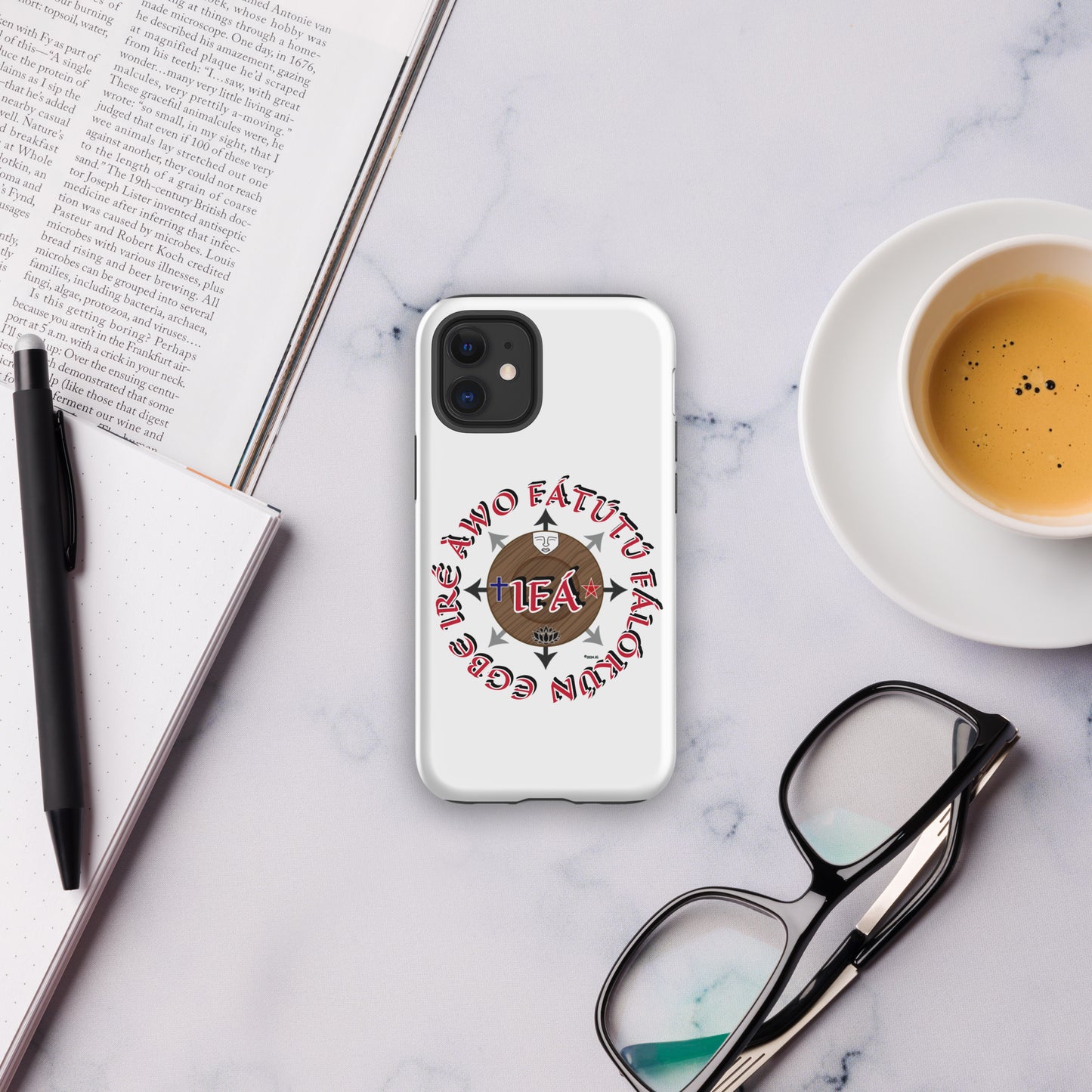 Personalized Egbe Iré ÀWO Signature Logo Colored Tough Case for iPhone®