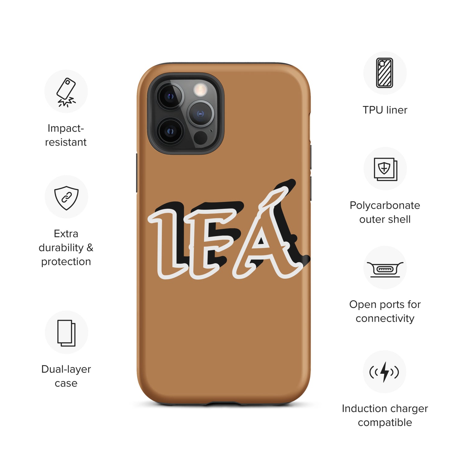 IFÁ Gold/Black Gold Tough Case for iPhone®