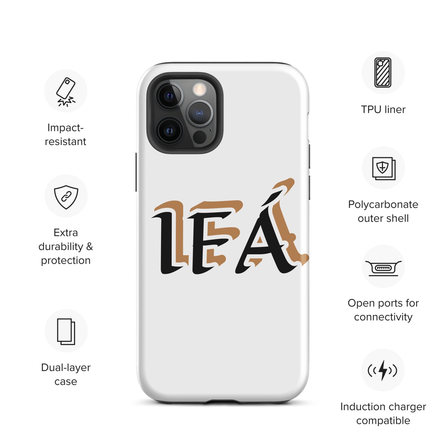 IFÁ Black/Gold White Tough Case for iPhone®