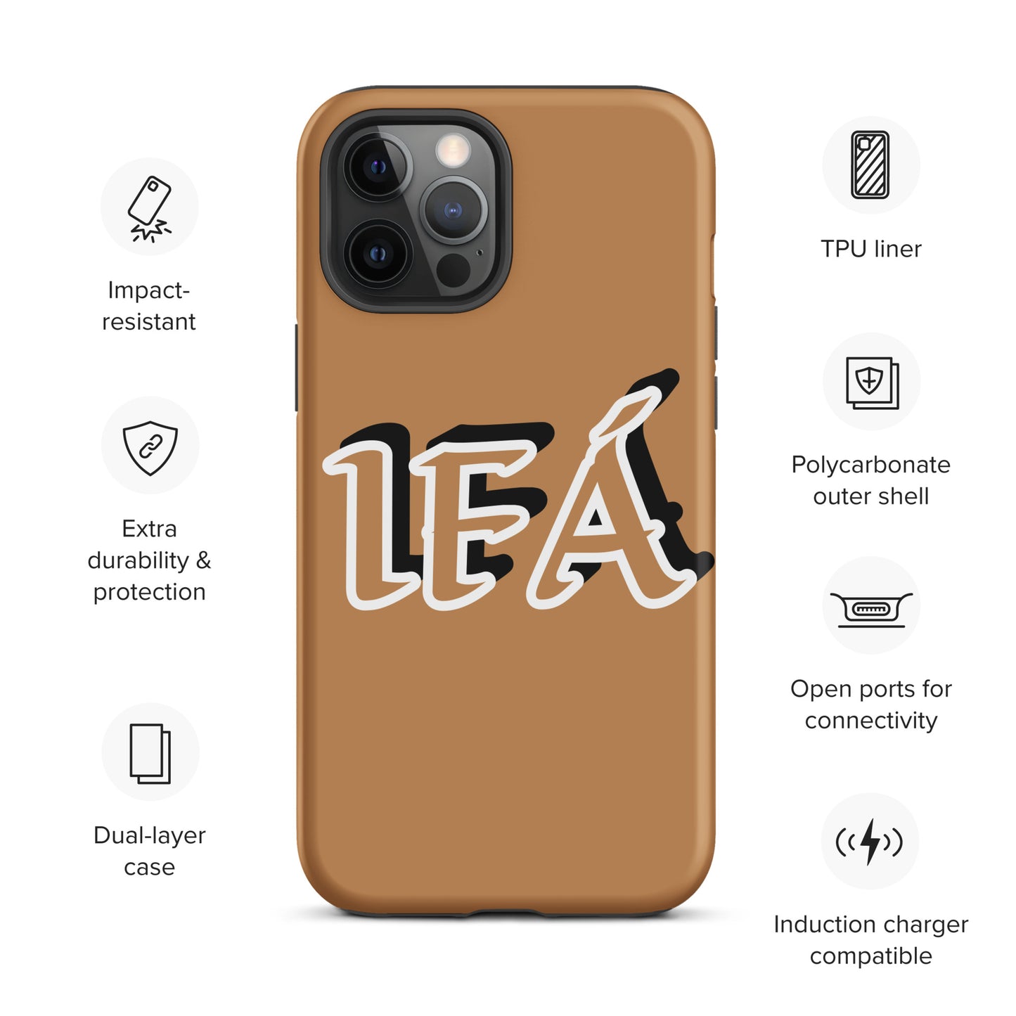 IFÁ Gold/Black Gold Tough Case for iPhone®
