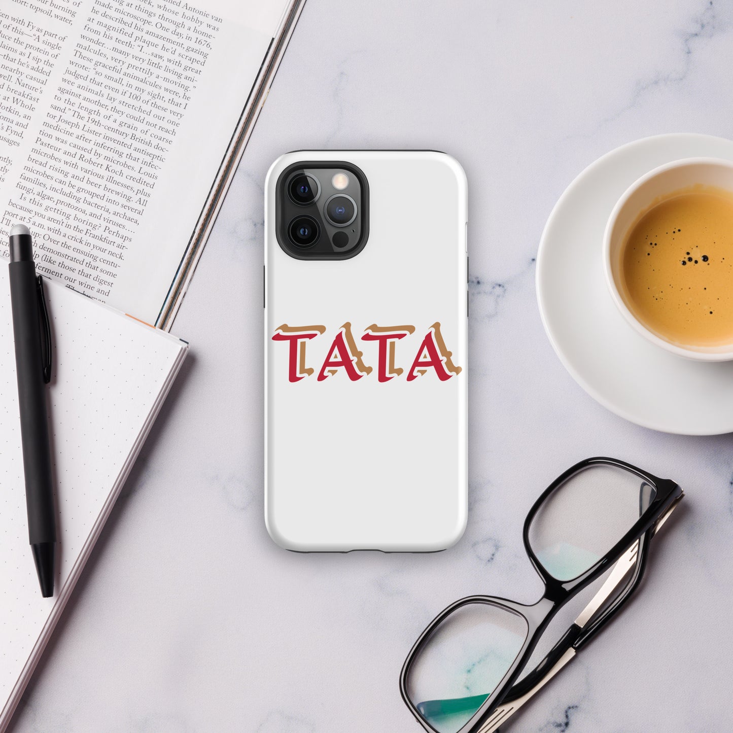 TATA White Tough Case for iPhone®
