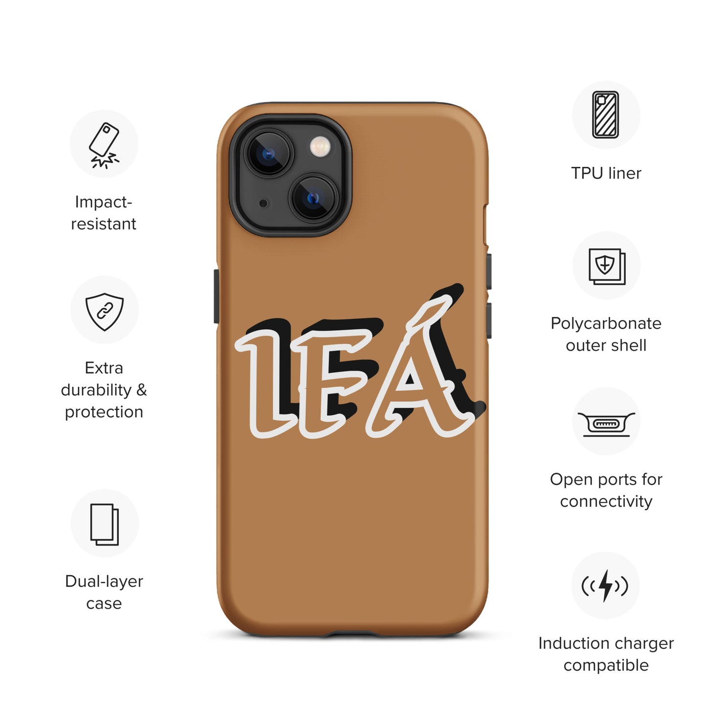 IFÁ Gold/Black Gold Tough Case for iPhone®