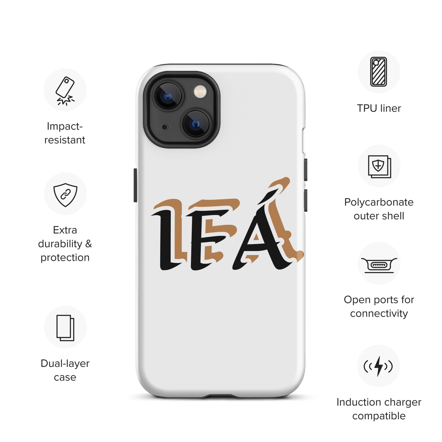 IFÁ Black/Gold White Tough Case for iPhone®