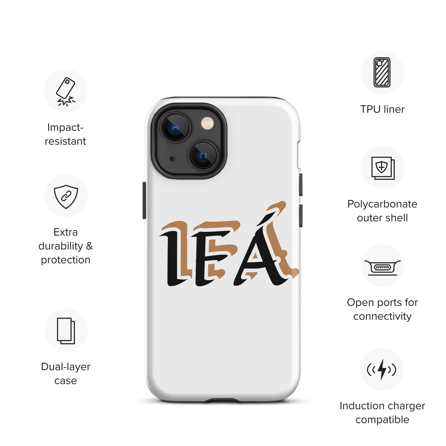 IFÁ Black/Gold White Tough Case for iPhone®