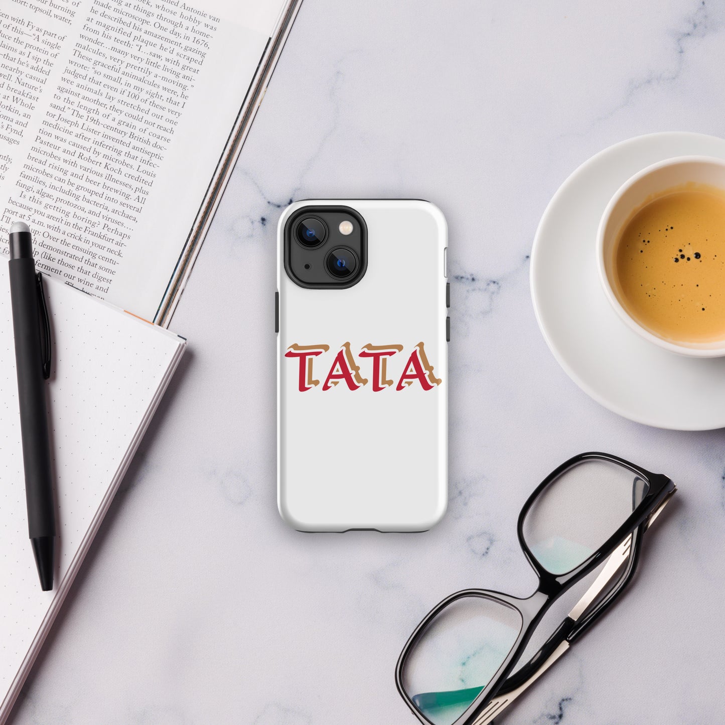 TATA White Tough Case for iPhone®
