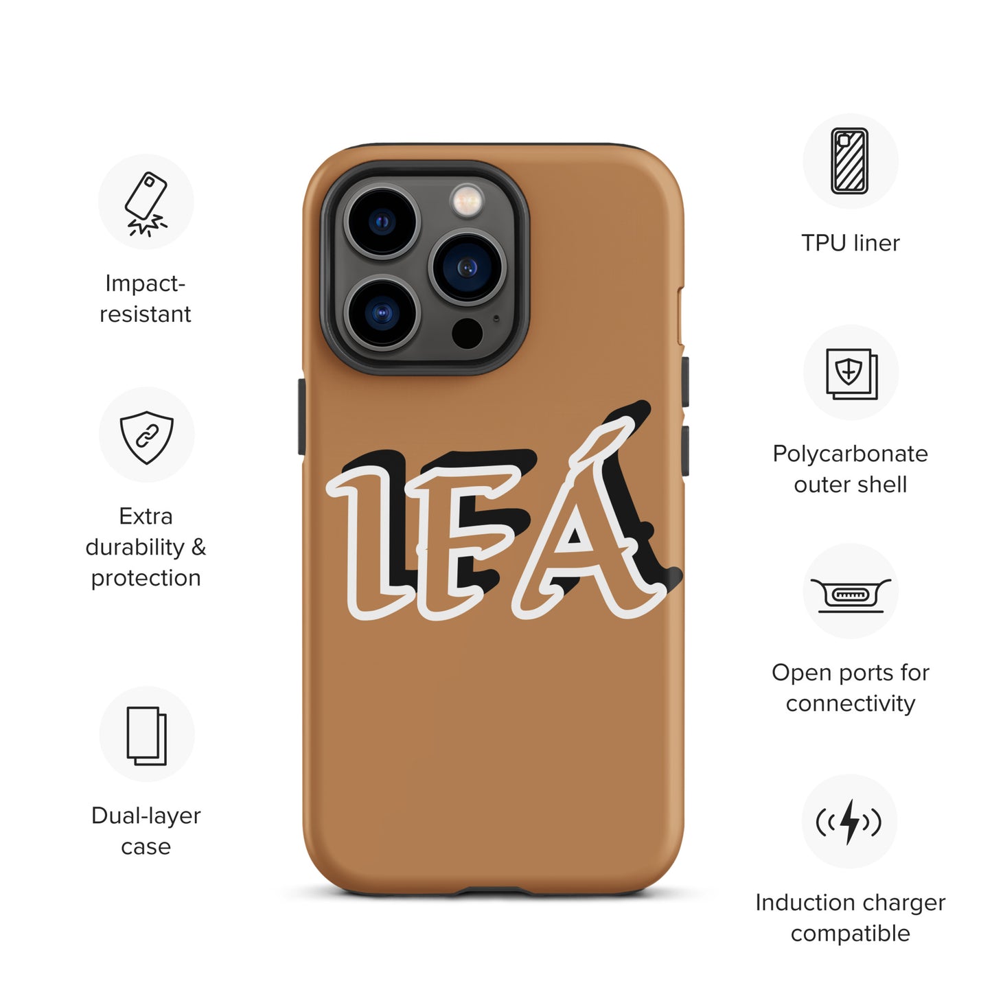 IFÁ Gold/Black Gold Tough Case for iPhone®