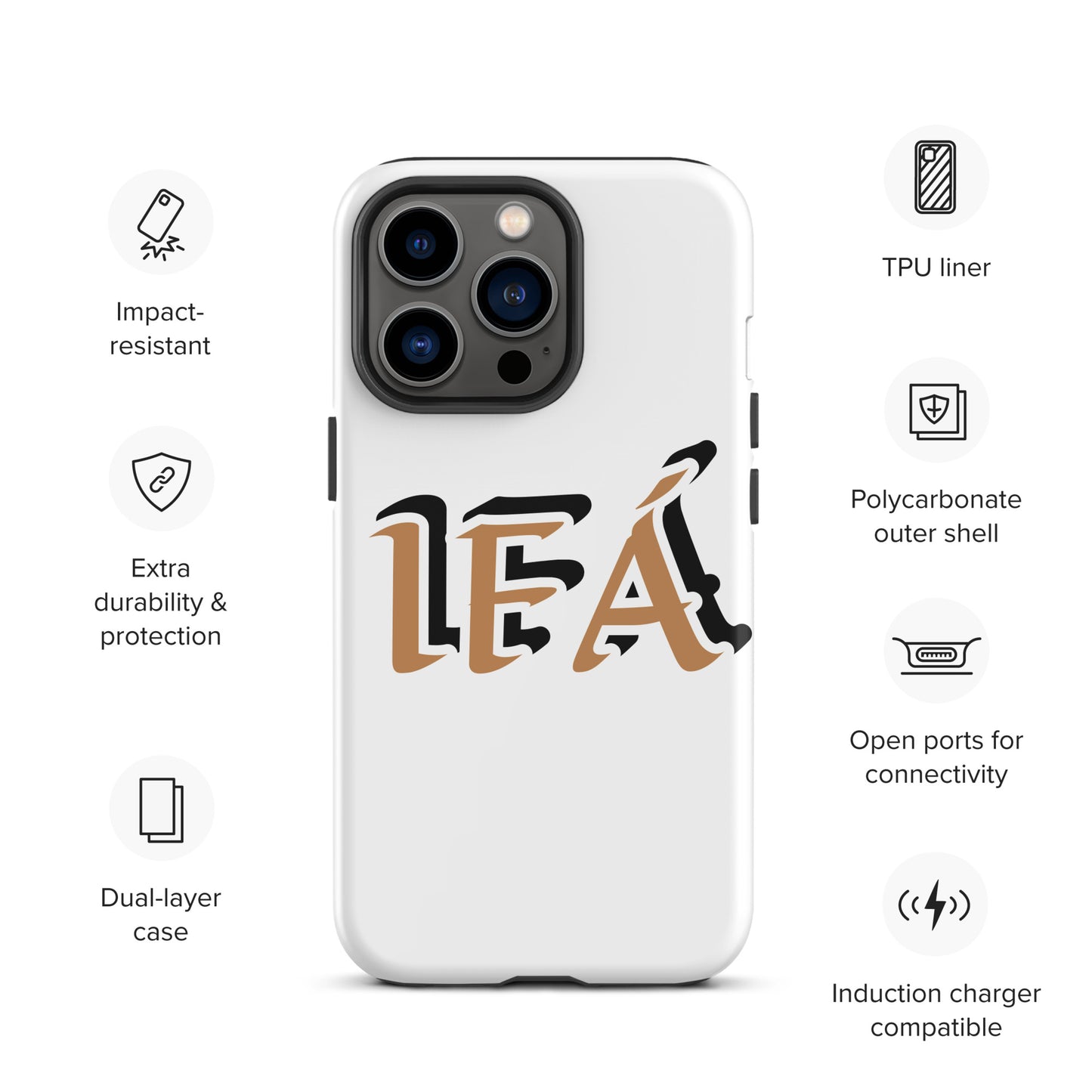 IFÁ Gold/Black White Tough Case for iPhone®