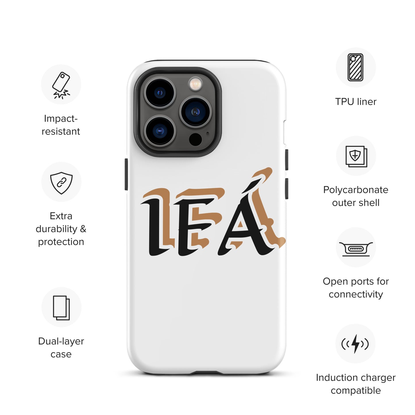 IFÁ Black/Gold White Tough Case for iPhone®