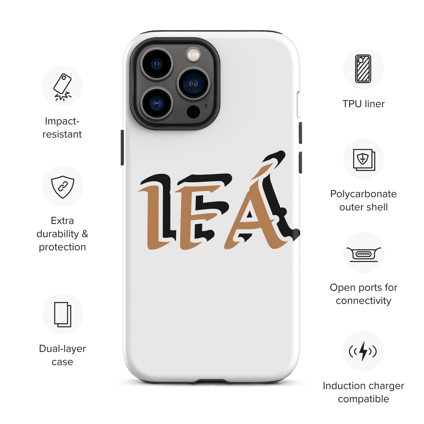 IFÁ Gold/Black White Tough Case for iPhone®