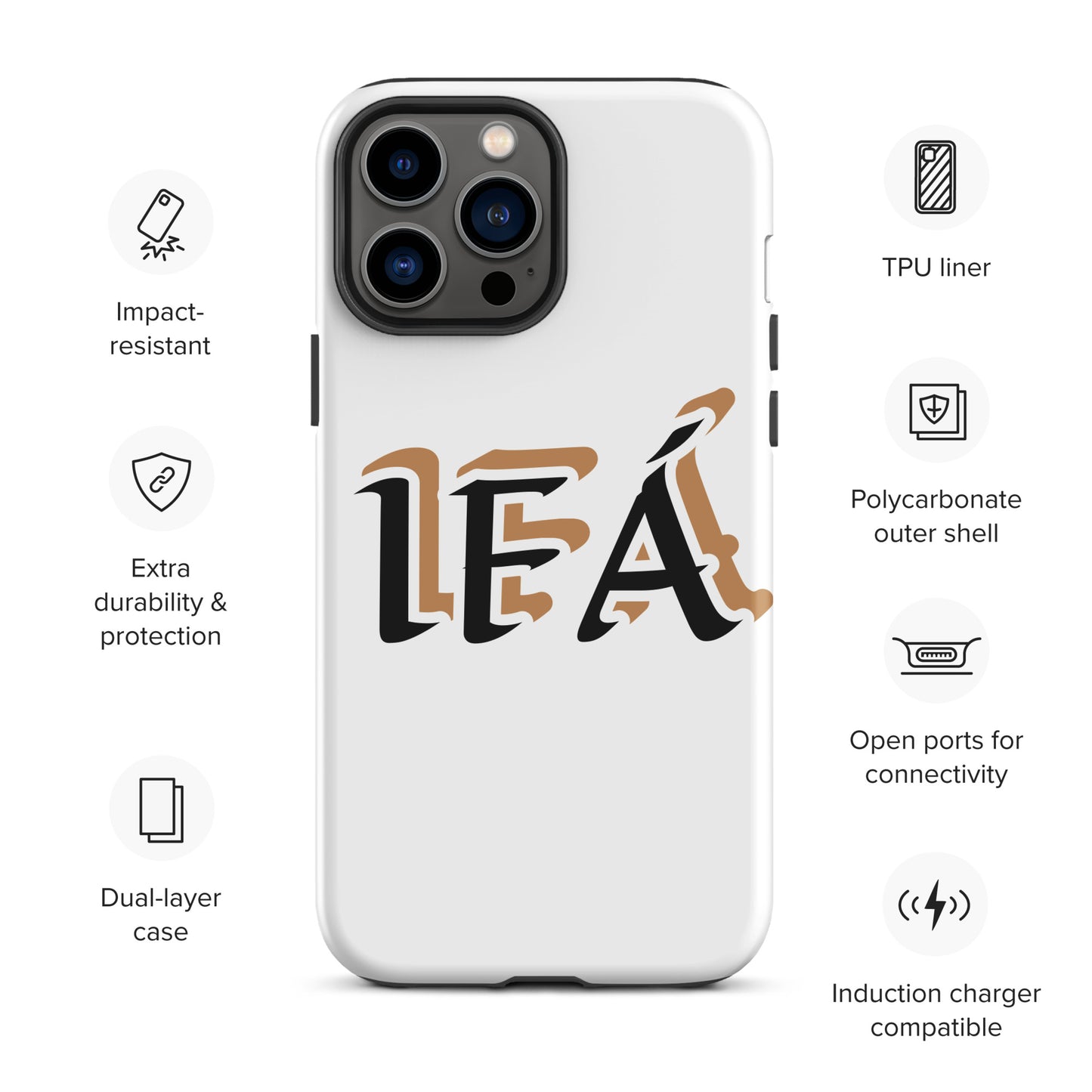 IFÁ Black/Gold White Tough Case for iPhone®