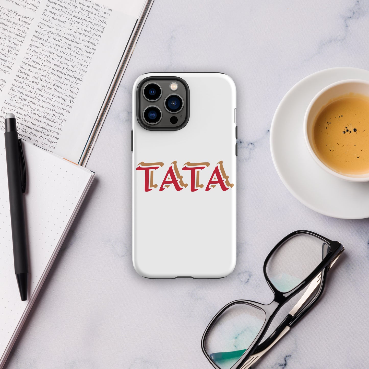 TATA White Tough Case for iPhone®