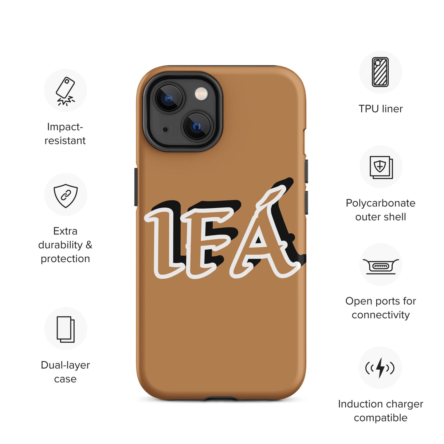 IFÁ Gold/Black Gold Tough Case for iPhone®