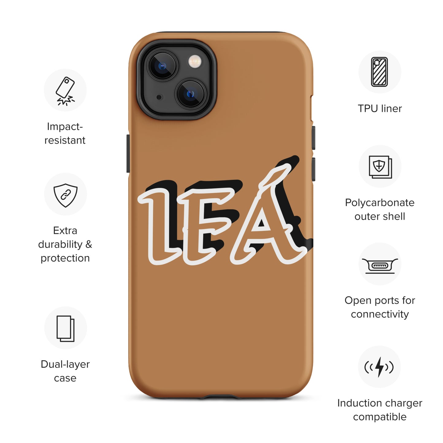 IFÁ Gold/Black Gold Tough Case for iPhone®