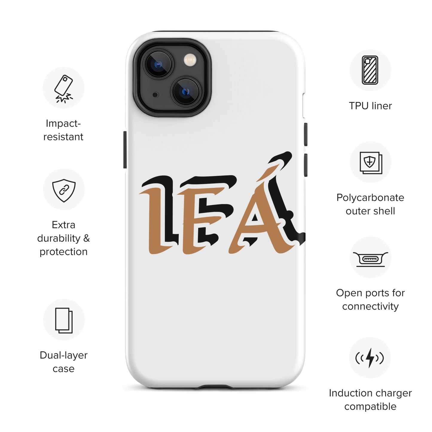 IFÁ Gold/Black White Tough Case for iPhone®