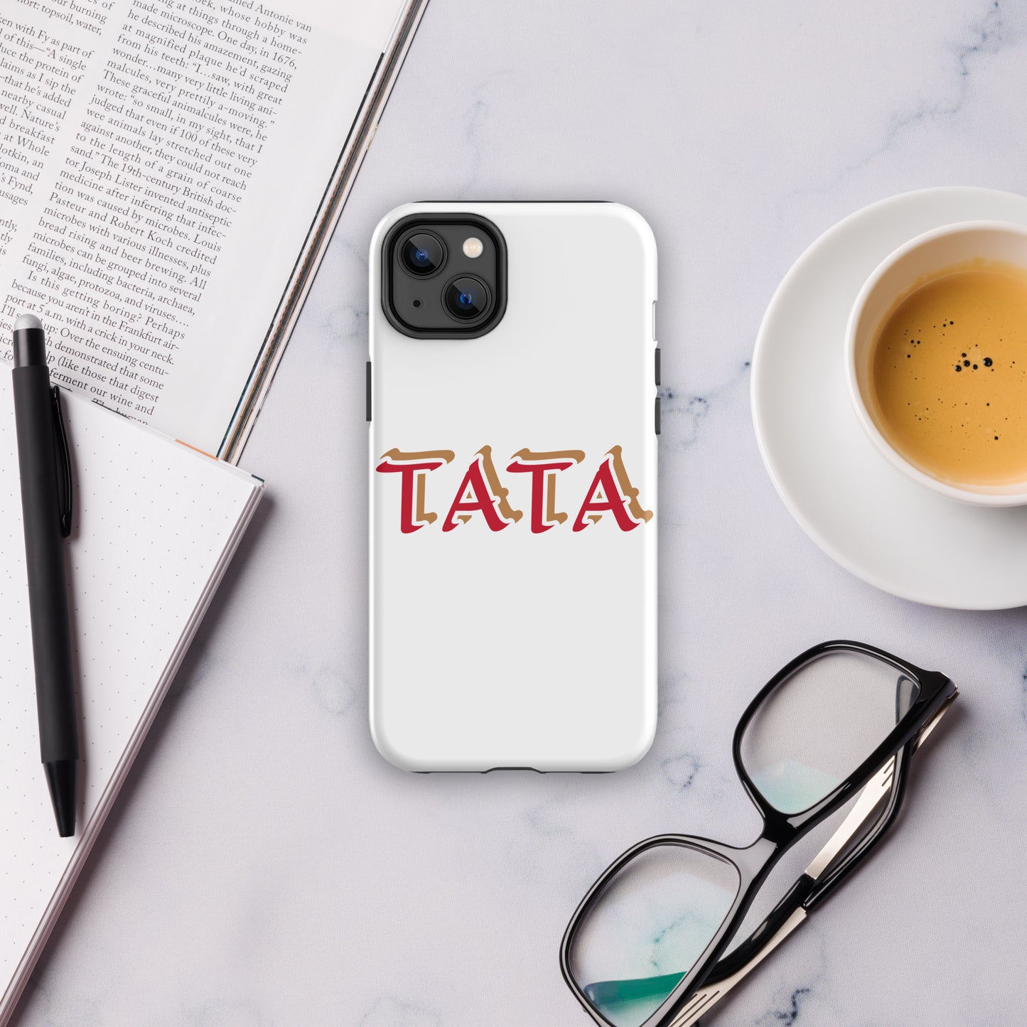 TATA White Tough Case for iPhone®