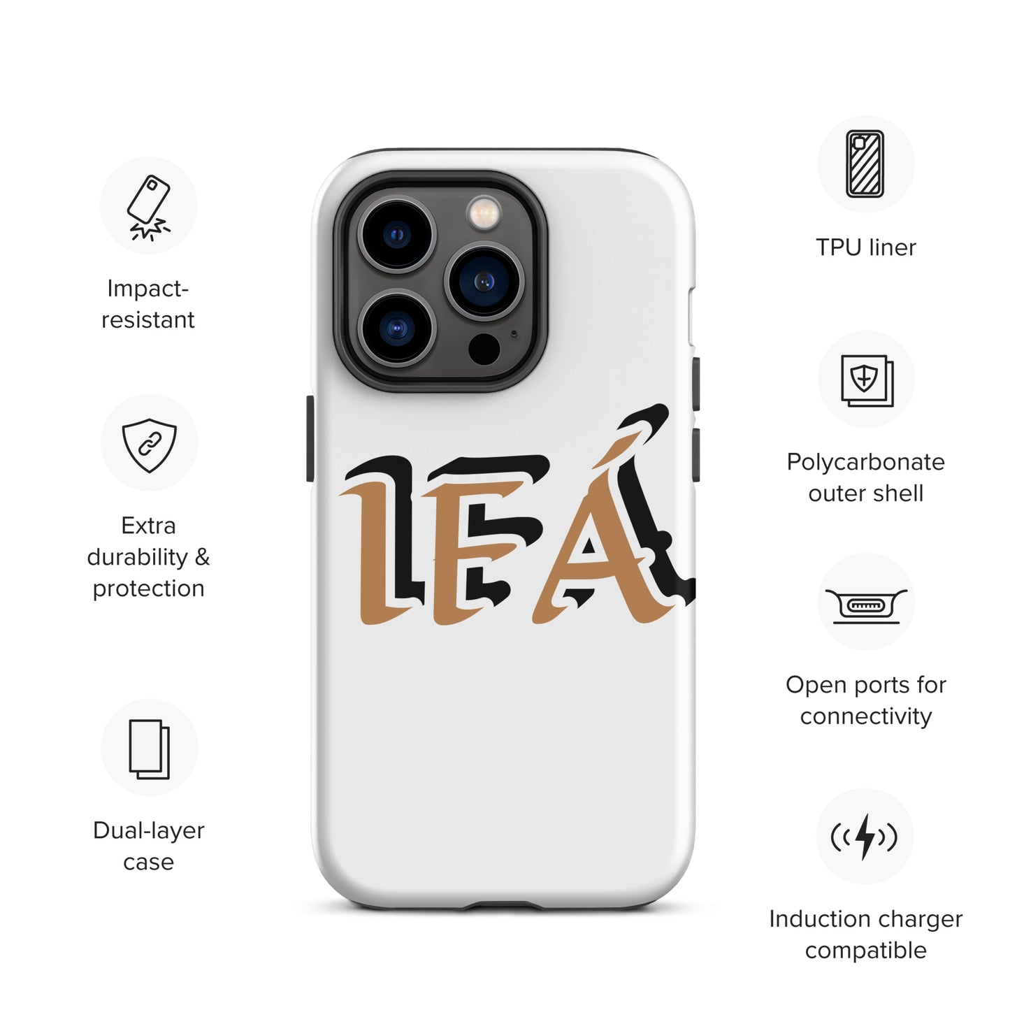 IFÁ Gold/Black White Tough Case for iPhone®