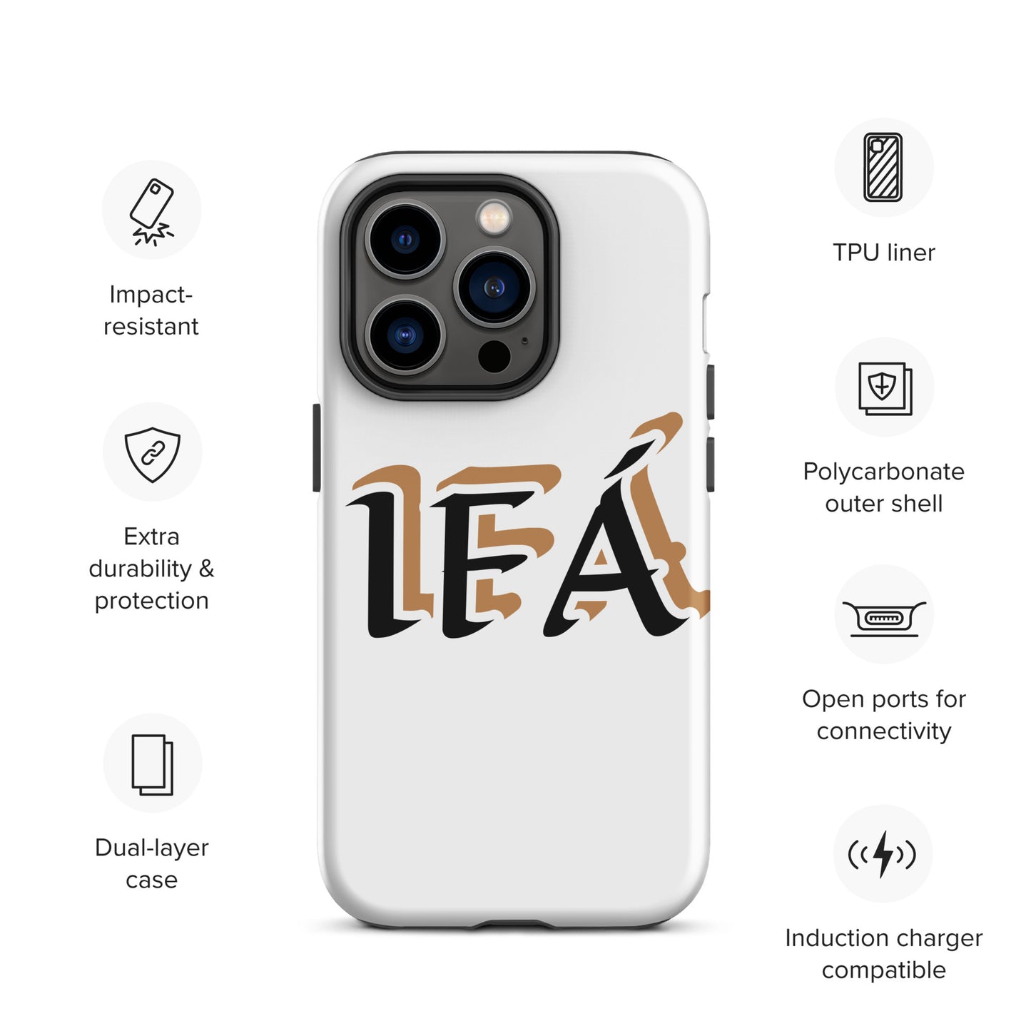 IFÁ Black/Gold White Tough Case for iPhone®