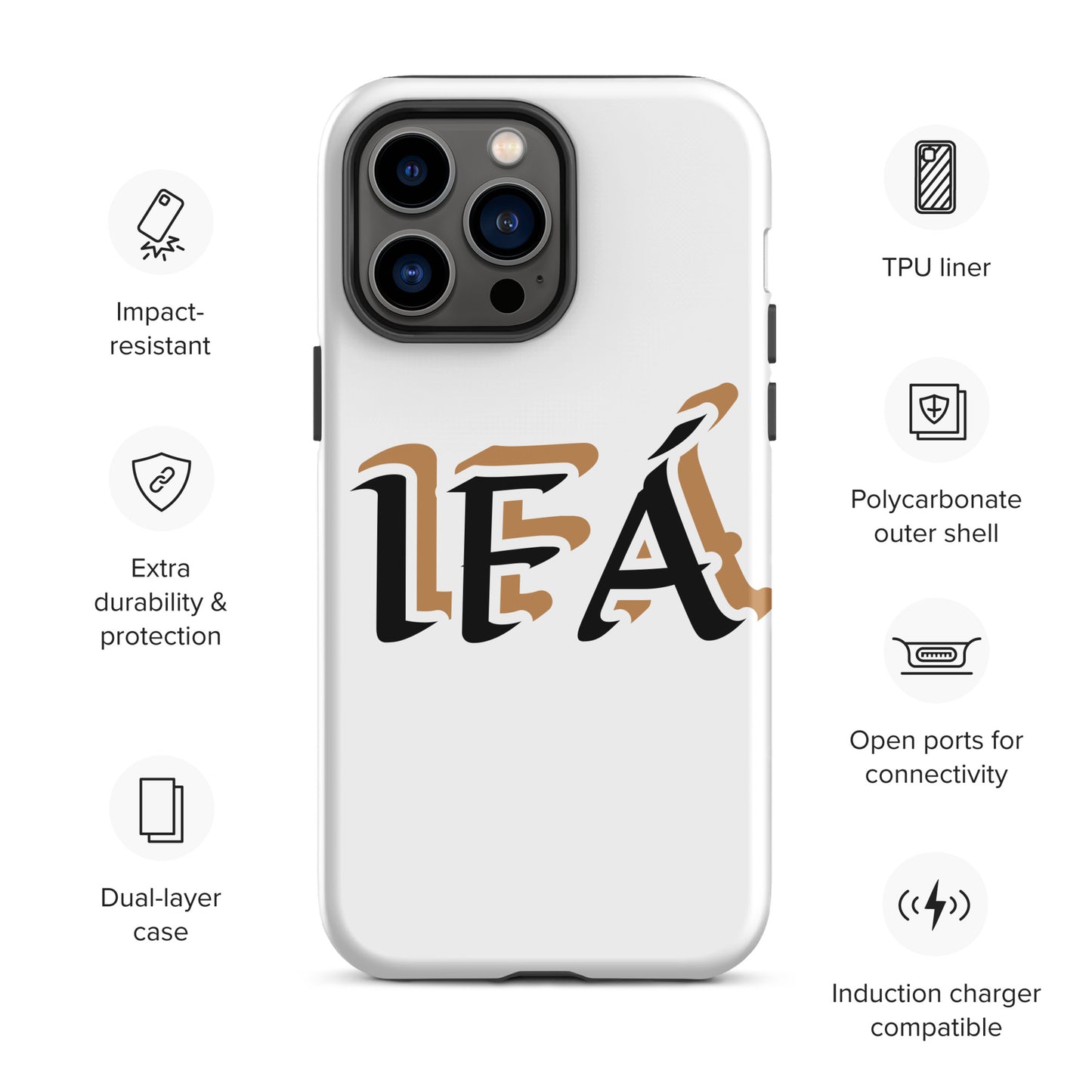 IFÁ Black/Gold White Tough Case for iPhone®