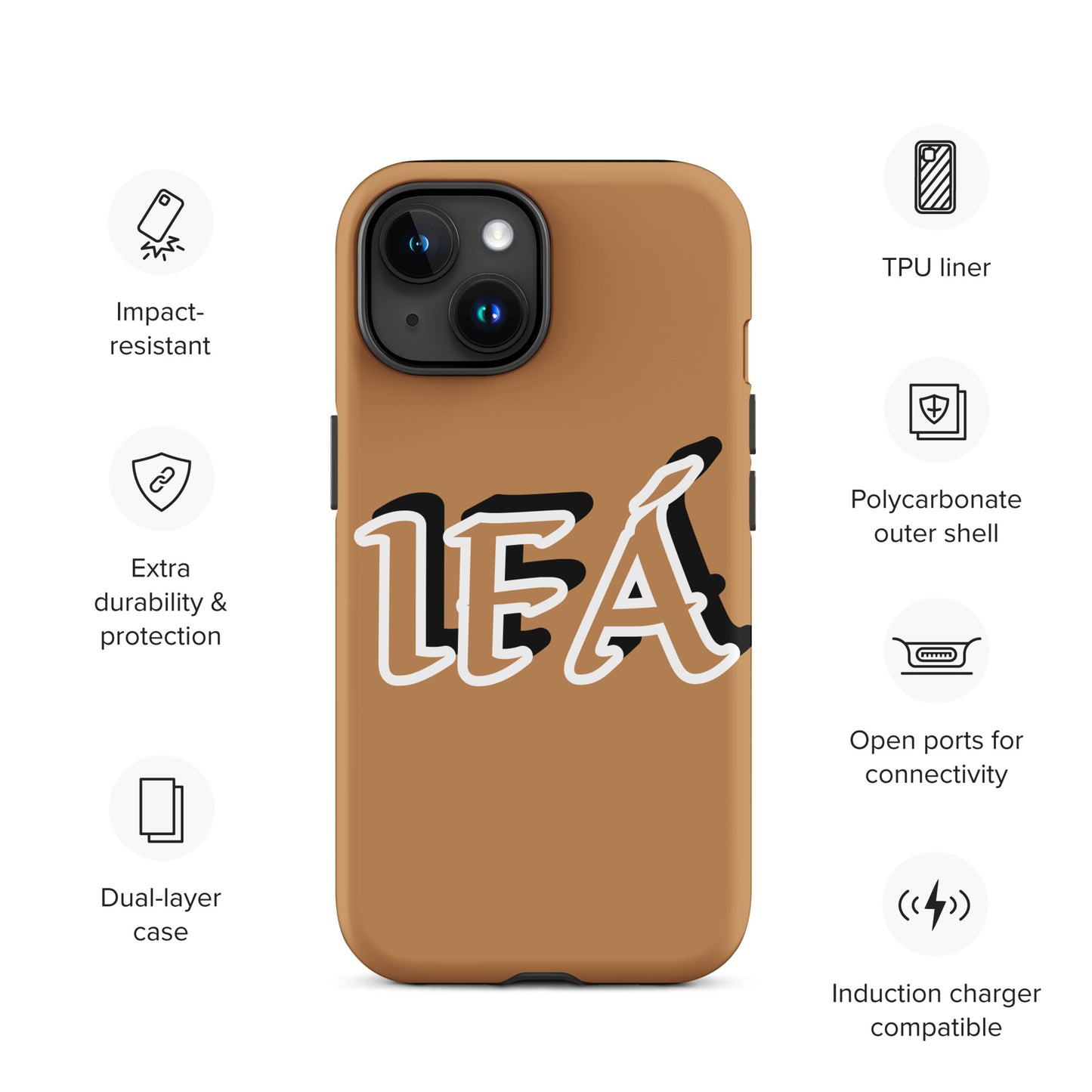 IFÁ Gold/Black Gold Tough Case for iPhone®