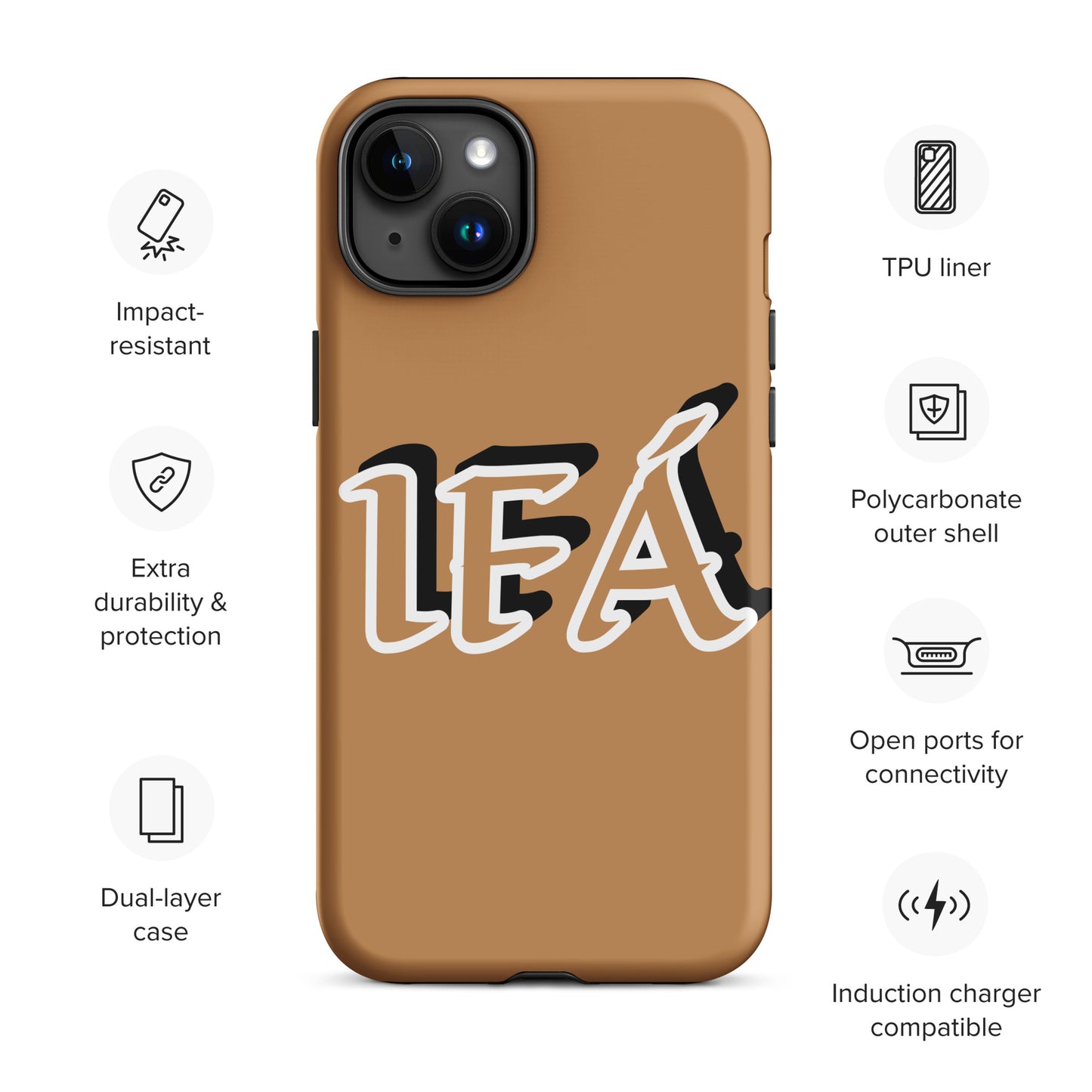 IFÁ Gold/Black Gold Tough Case for iPhone®