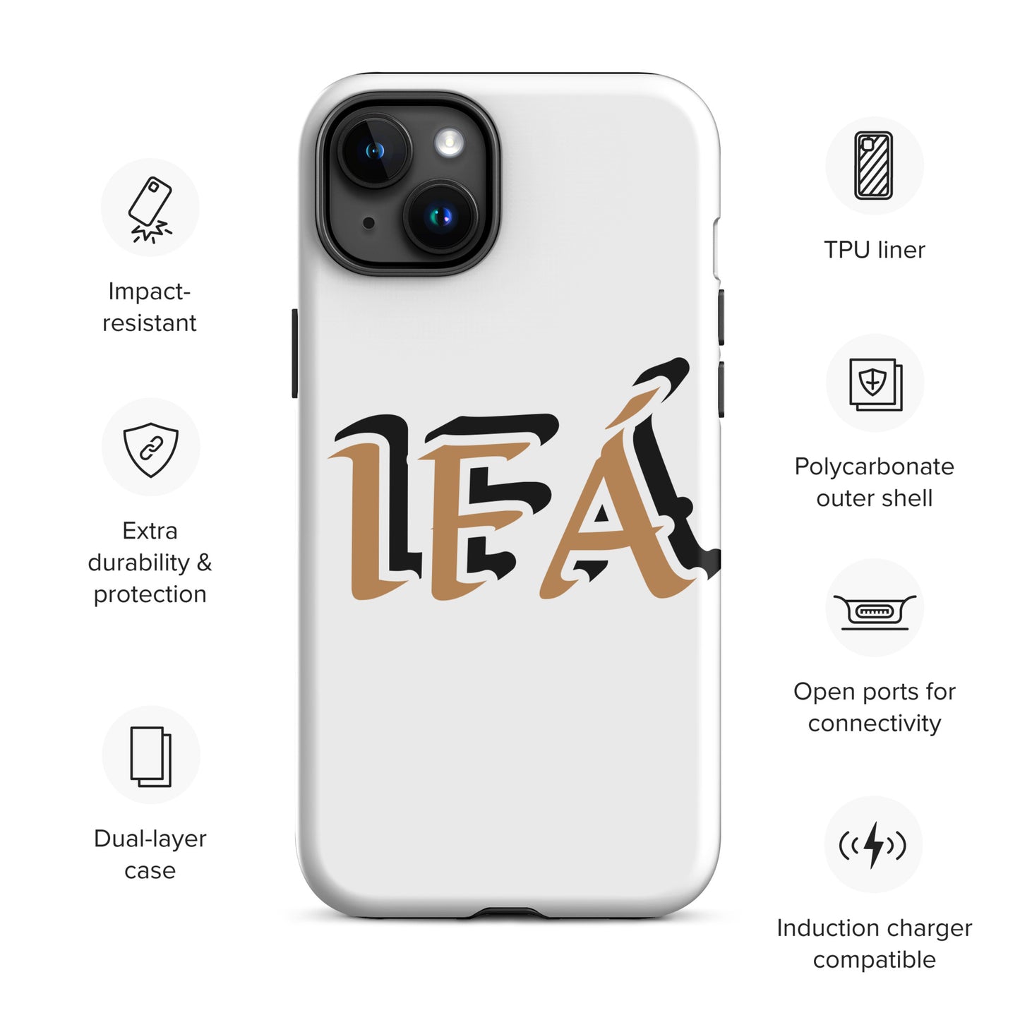 IFÁ Gold/Black White Tough Case for iPhone®