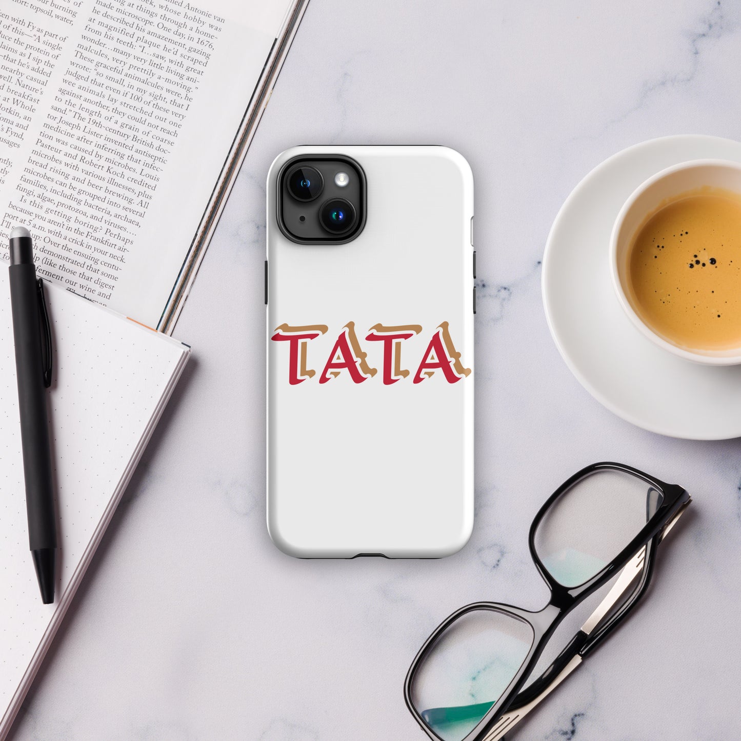 TATA White Tough Case for iPhone®