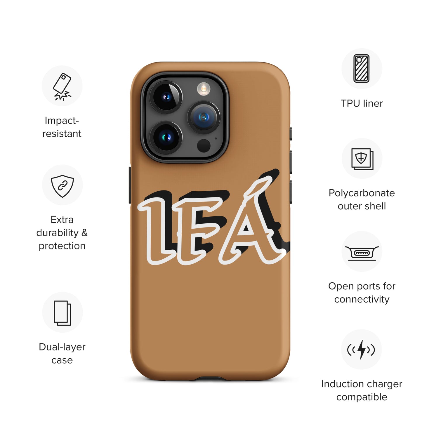 IFÁ Gold/Black Gold Tough Case for iPhone®