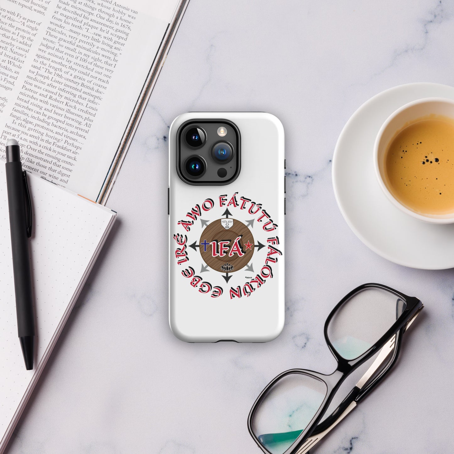 Personalized Egbe Iré ÀWO Signature Logo Colored Tough Case for iPhone®