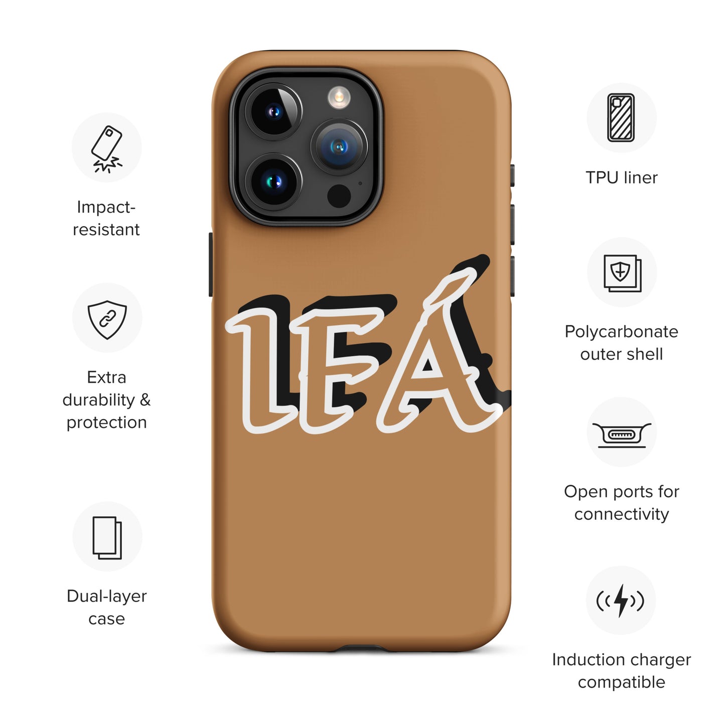 IFÁ Gold/Black Gold Tough Case for iPhone®